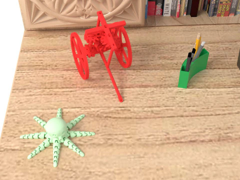 Progettista 3D 4K Modello 3D