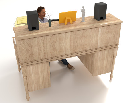 3D Designer 4K 3D Model