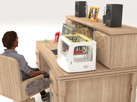 3D Designer 4K 3D Model