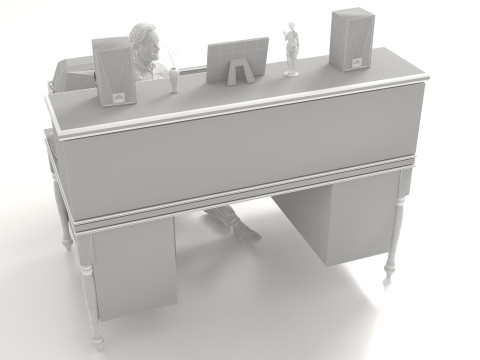 3D Designer 4K 3D Model