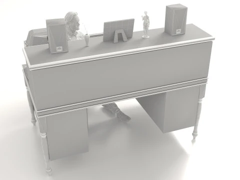 Progettista 3D 4K Modello 3D