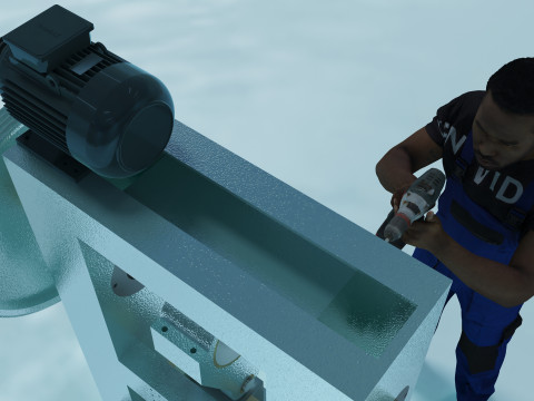 Repairman 4K 3D Modell