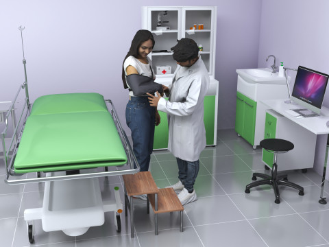 Examination Room 4K 3D Модель