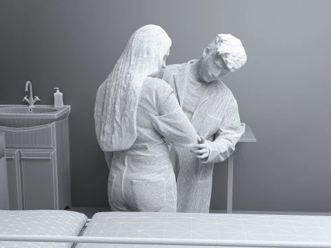 Examination Room 3D Model