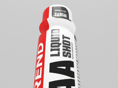 BCAA Liquid Shot 4K 3D Модель