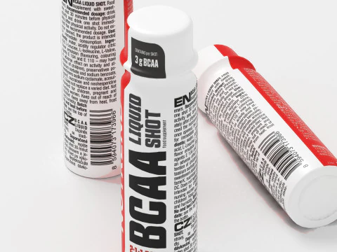 BCAA Liquid Shot 3D Model