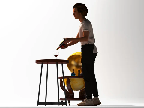 Sommelier 2 3D Model
