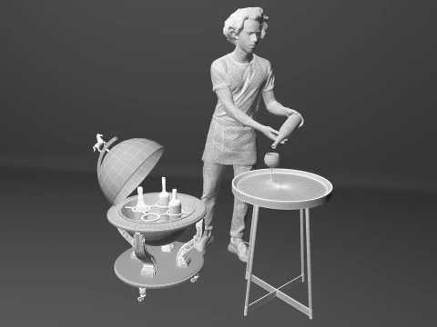 Sommelier 2 3D Model