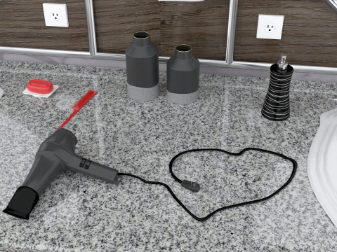 Coiffeur 4K Model 3D