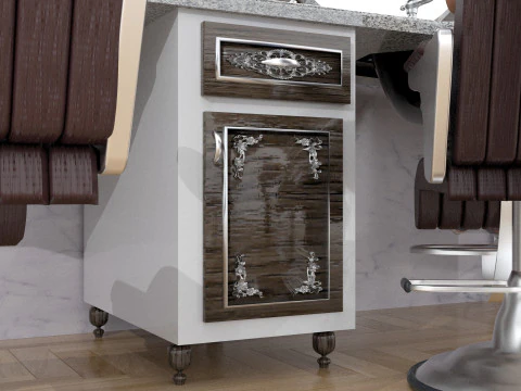 미용사 4K 3D 모델