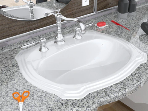 미용사 4K 3D 모델