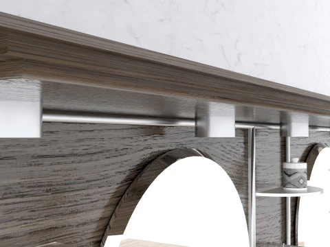 미용사 4K 3D 모델