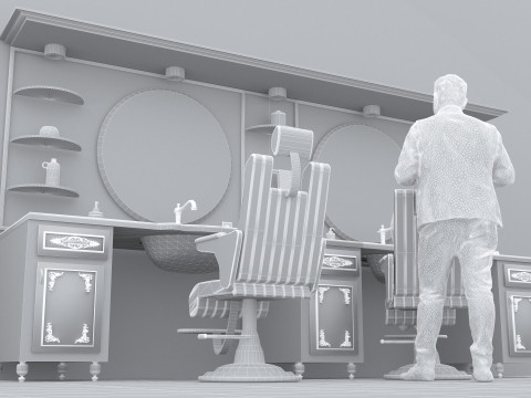 Coiffeur 4K Model 3D