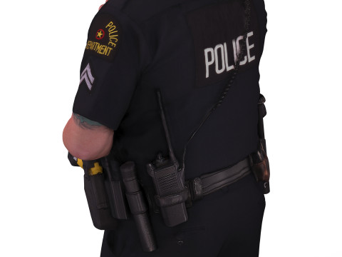 Country Police 4K Modelo 3D