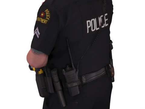 Country Police 3D Model