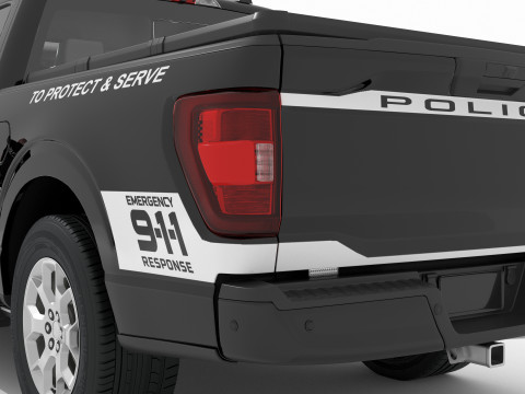 Country Police 4K Modelo 3D