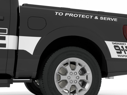 Country Police 4K Modelo 3D