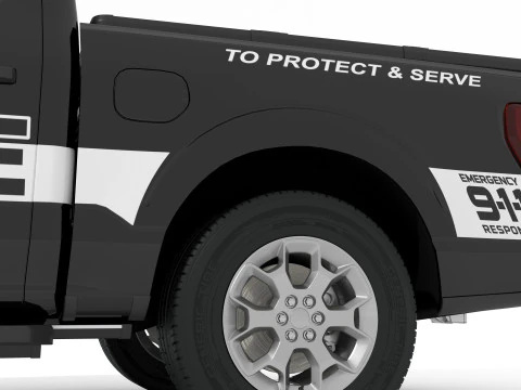 Country Police 3D Model