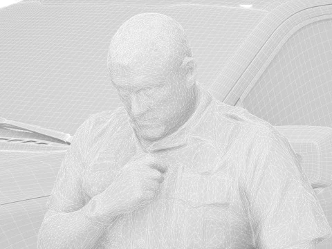 Country Police 3D Model