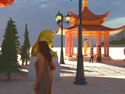 Tourist Tour 4K 3D Model