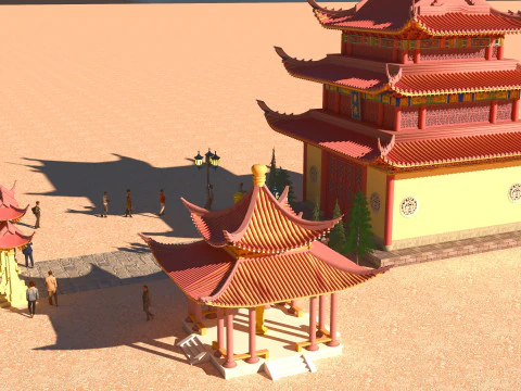 Tourist Tour 4K 3D Model
