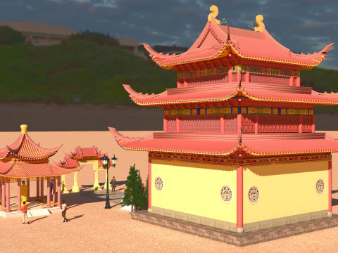 Tourist Tour 4K 3D Model