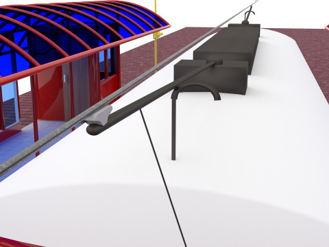 Nostaljic Tram 4K 3D Model