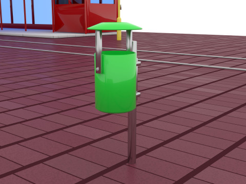Nostaljic Tram 4K 3D Model