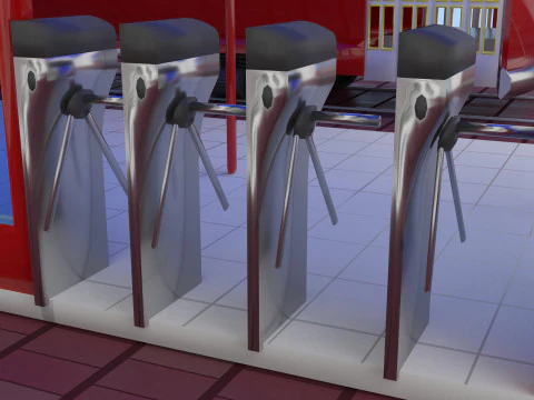Nostaljic Tram 4K 3D Model