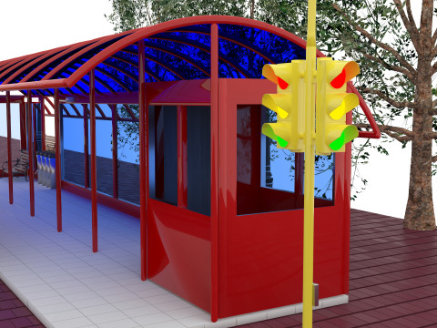 Nostaljic Tram 4K 3D Model