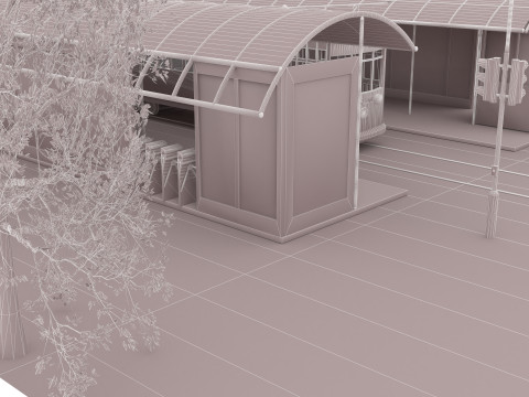 Nostaljic Tram 4K 3D Model