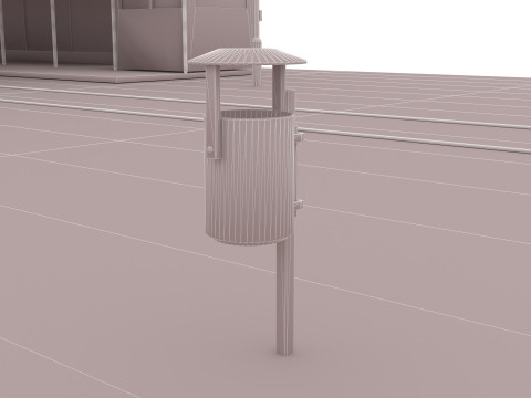 Nostaljic Tram 4K 3D Model