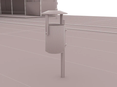 Nostaljic Tram 4K 3D Model