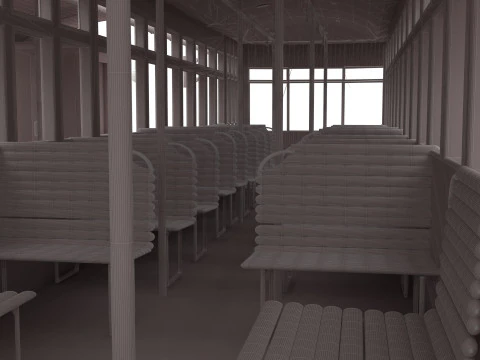 Nostaljic Tram 4K 3D Model