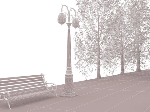 Nostaljic Tram 4K 3D Model
