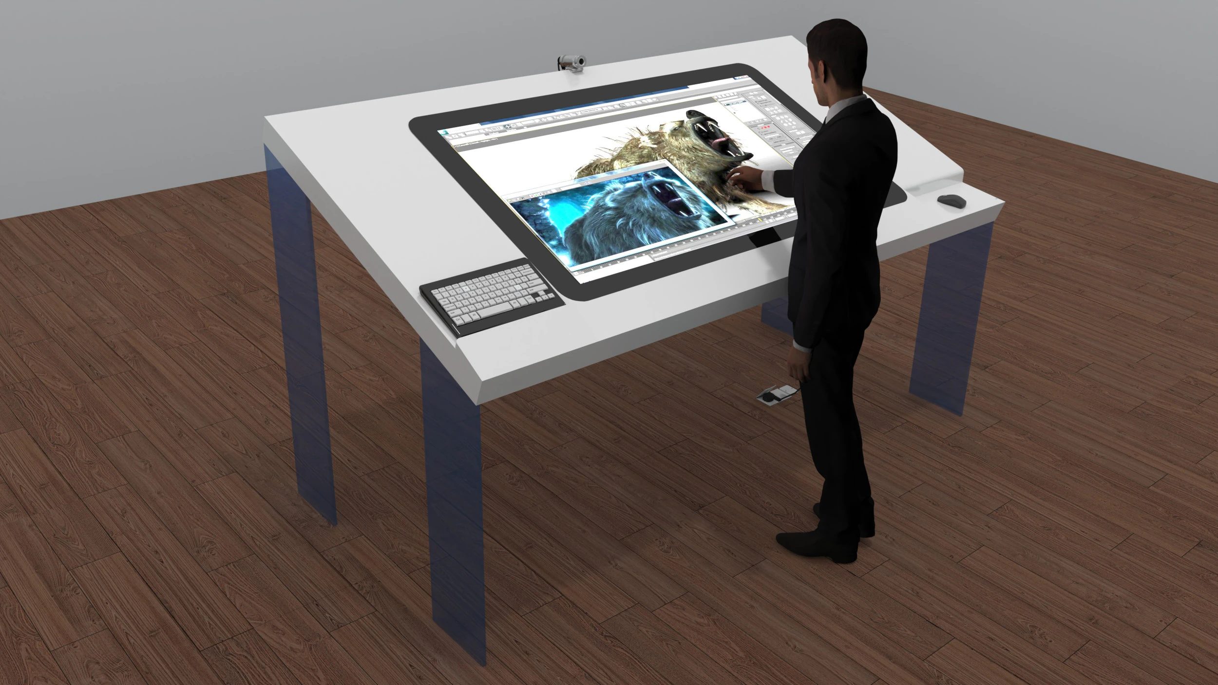 3D Designer 3 - 4K 3D Model .c4d .max .obj .3ds .fbx .stl .blend 