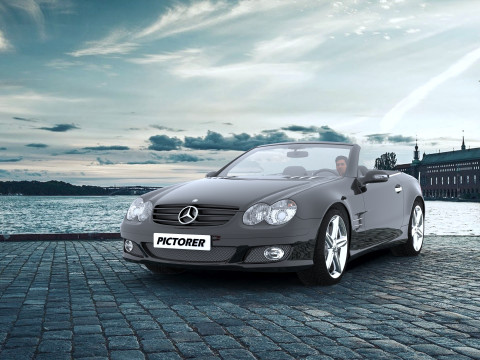 Mercedes-Benz with Driver 4K 3D मॉडल