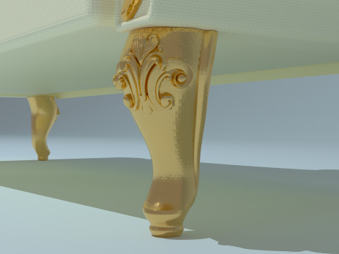 Evelyn on the Divan 4K Model 3D