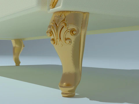 Evelyn on the Divan 3D Model