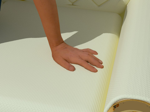 Evelyn on the Divan 4K Model 3D