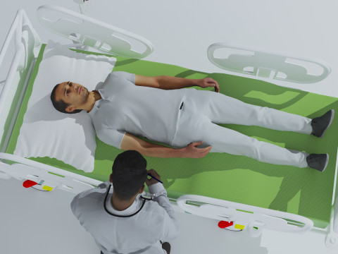 Medical Exam 4K Modello 3D