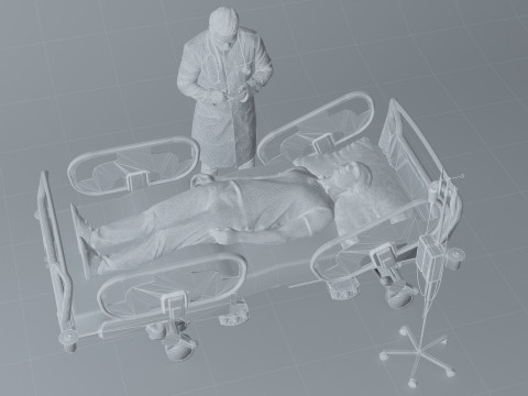 Medical Exam 4K Modello 3D