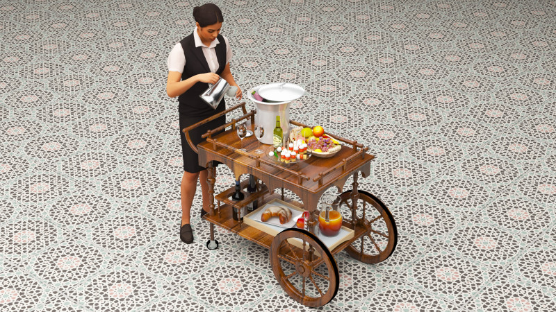 Room Service 2 - 4K Modello 3D .c4d .max .obj .3ds .fbx .stl .blend