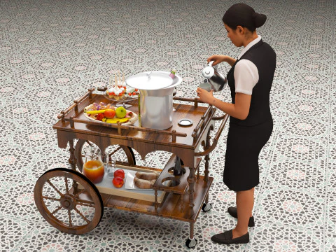 Room Service 2 - 4K 3D Model