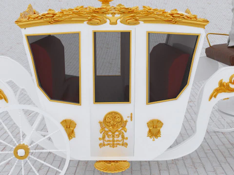 Royal Carriage 2 3D Model