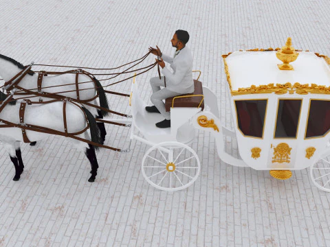Royal Carriage 2 3D Model