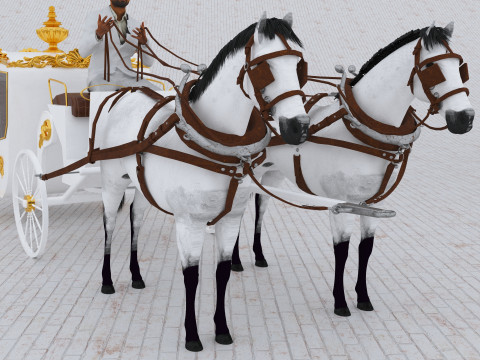 Royal Carriage 2 - 4K 3D-Modell