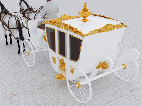 Royal Carriage 2 3D Model