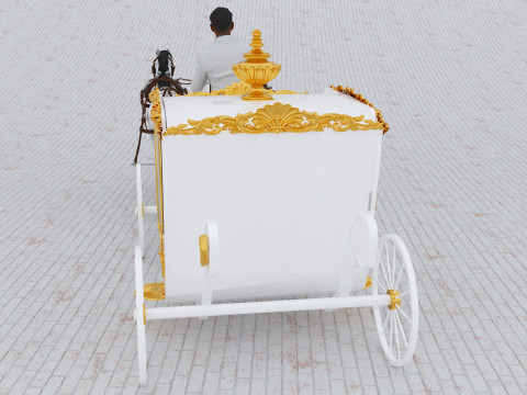 Royal Carriage 2 - 4K 3D-Modell