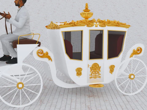 Royal Carriage 2 3D Model